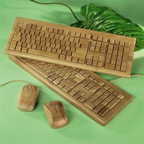 Both The Bamboo Keyboard And The Bamboo Mouse Are Available In Wired