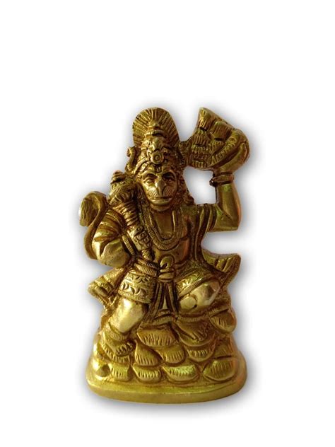 Buy Lord Hanuman Holding Sumeru Parvat Brass Hanuman Statue