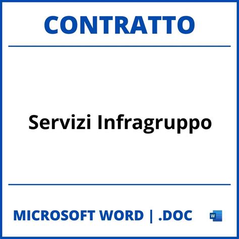 Fac Simile Contratto Di Prestazione Di Servizi