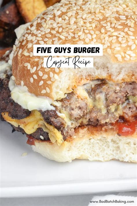 The Best Five Guys Burger Copycat Recipe Five Guy Burgers Chicken