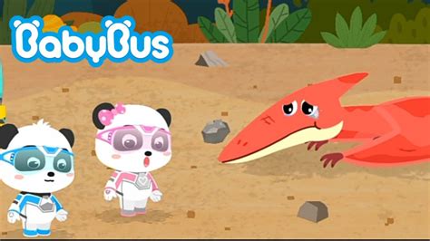 Bayi Panda Kiki Dan Miu Miu Merawat Dinosaurus Yang Terluka Kartun