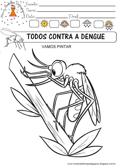 Atividade Sobre Dengue Para Maternal Image To U