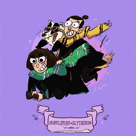 Slytherin X Hufflepuff Couple Commission By Nasim6 On Deviantart