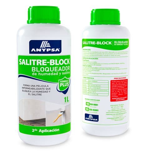 Salitre Block Bloqueador De Humedad Y Salitre Pinturas ANYPSA