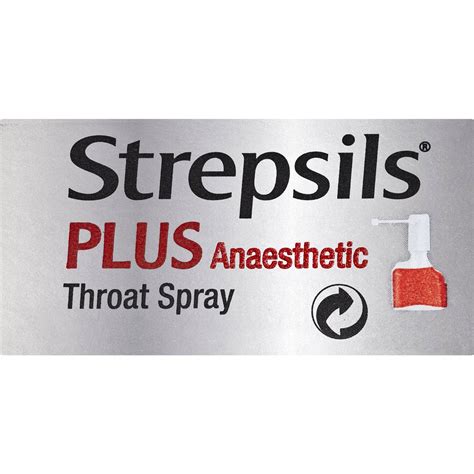 Strepsils Plus Anaesthetic Throat Spray Menthol Flavour 20ml Woolworths