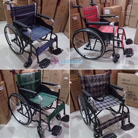 Jual Kursi Roda Velg Jari Jari Standar Rumah Sakit Wheelchair Sella