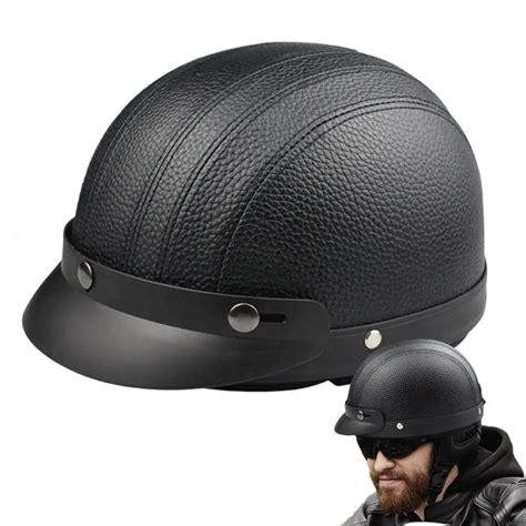 Baseball Motorcycle Helmets Half Caps Summer Retro Street Bike Scooter