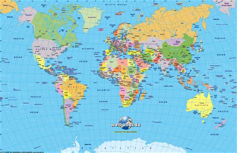 Map Of The World Sheet Map Map Of The World World Atl