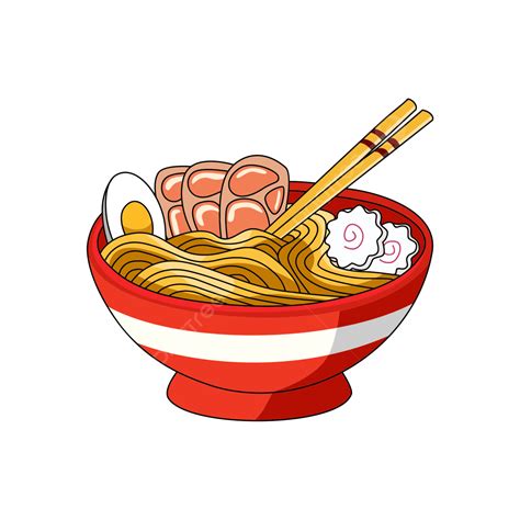 Ramen Bowl Clipart Hd Png Ramen Vector Noodle Ramen Food Png Image