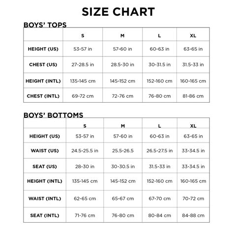 Child Xl Size Chart Clearance | bellvalefarms.com