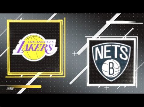 NBA 2K21 Los Angeles Lakers Vs Brooklyn Nets NBA 2K22 Rosters Full