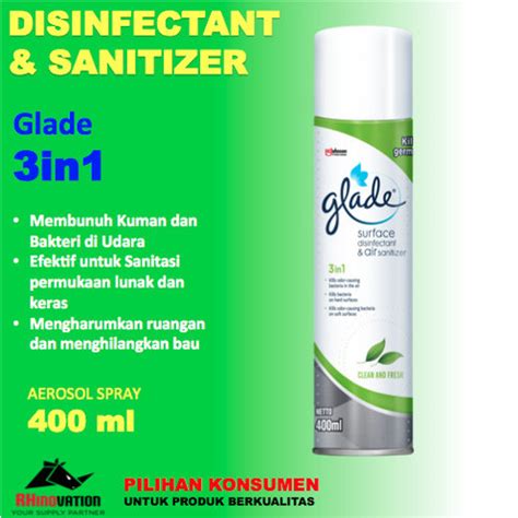 Jual Glade In Surface Disinfectant Air Sanitizer Clean And Fresh