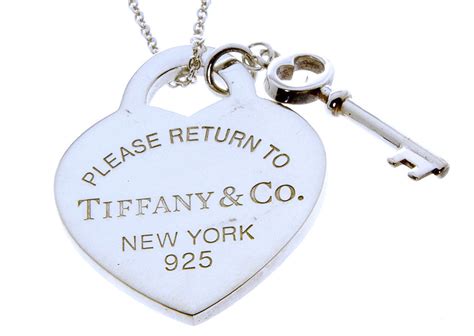 Tiffany And Co Return To Tiffany Heart Tag With Key Pendant Chicago