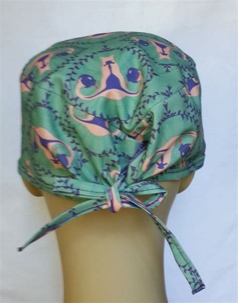 Ovary Ovaries Surgical Scrub Hat Theatre Cap Gyn Ob Uterus Tie Etsy