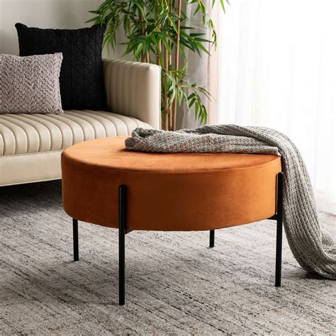 Round Ottoman Coffee Table | Foter