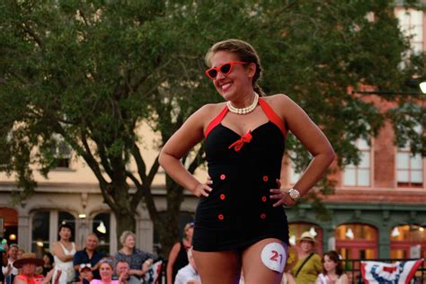 Vintage Is In At Galvestons Annual Bathing Beauties Contest