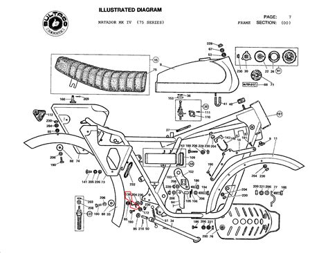 Bultaco Matador Mk 3 4 Rear Fender Brace Virivintage