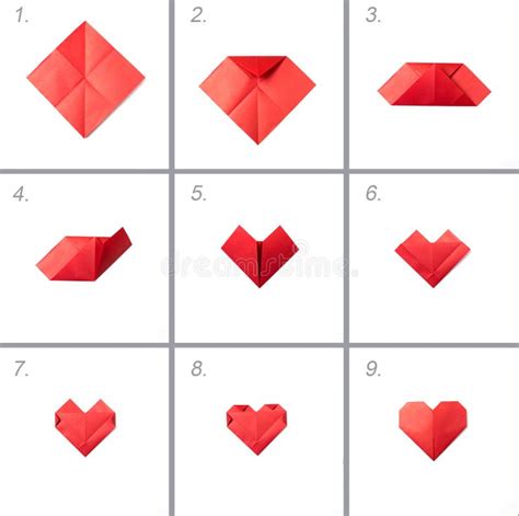 133 Heart Origami Instructions Stock Photos - Free & Royalty-Free Stock ...