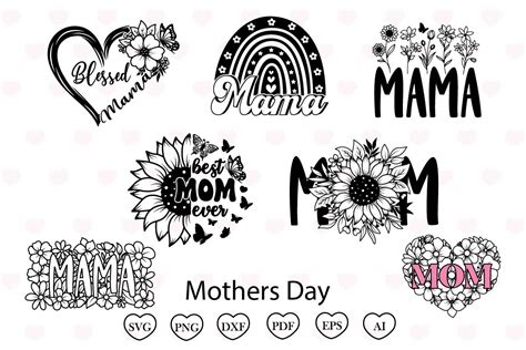 Mothers Day Svg Bundle Mother Svg Graphic By Tadashop Design · Creative