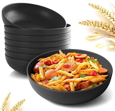 Amazon Teivio Large Plastic Pasta Bowls Salad Bowls Reusable