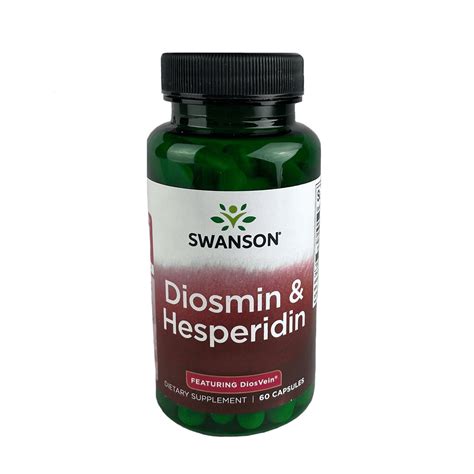 Swanson Dietary Supplements Diosmin And Hesperidin Featuring Diosvein Capsule 60ct