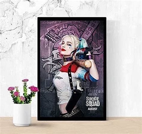 Suicide Squad Movie Poster Harley Quinn Dc Comics Us Ver Inches