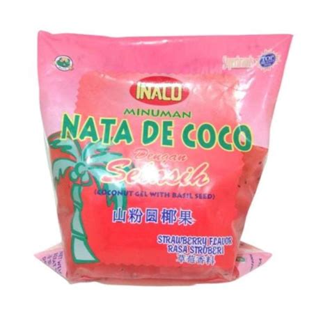 Jual Inaco Nata De Coco Selasih Straw Kg Pch Di Seller Ranch Market