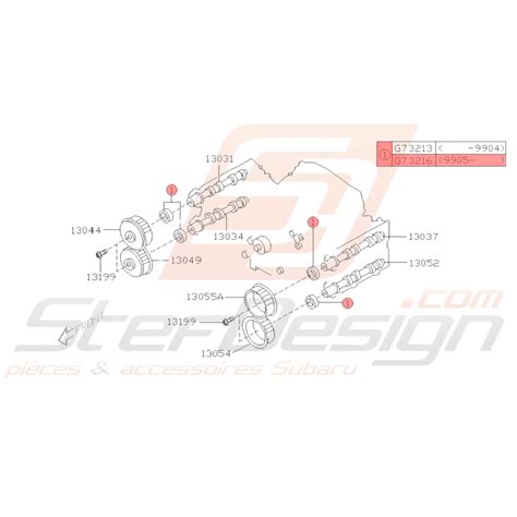 Joint Spy Arbre à Cames Admission échappement GT 99 00 WRX 01 05 WRX 01