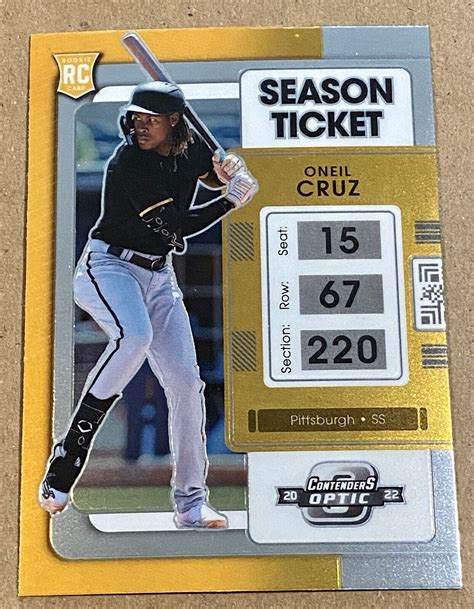 2022 Panini Chronicles 3 Oneil Cruz Contenders Optic EBay