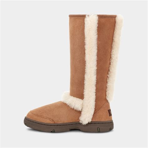 Ugg® Sunburst Tall For Women Tall Exposed Sheepskin Boots At