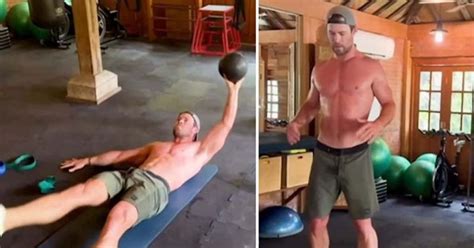 Chris Hemsworth Leaves Fans Stunned As He Flaunts Bulge In Workout