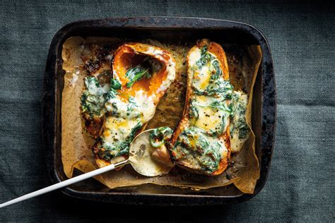 Seven Colours Creamed Spinach Stuffed Butternut Woolworths Taste