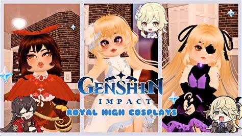 Recreating Genshin Impact Characters In Royale High 🏰💫 Cosplay Guide