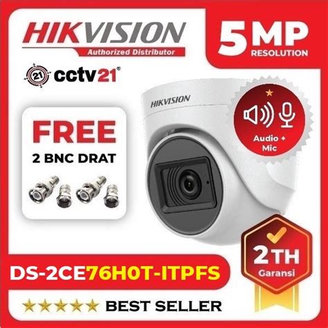 Jual Kamera Cctv Indoor Mic Audio Hikvision Ultra Hd Mp Ds Ce H T