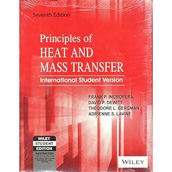 Introduction To Heat Transfer Th Edition By Theodore L Bergman David