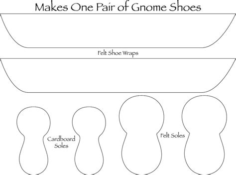 Diy Is My Happy Place No Sew Free Diy Gnome Shoe Template Diy