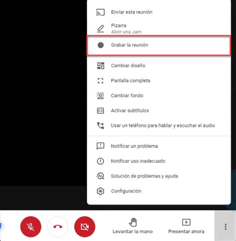 C Mo Grabar Una Reuni N De Google Meet En Pc M Vil