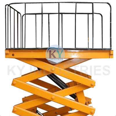 Hydraulic Scissor Lifts At 350100 00 INR In Ahmedabad Gujarat K Y