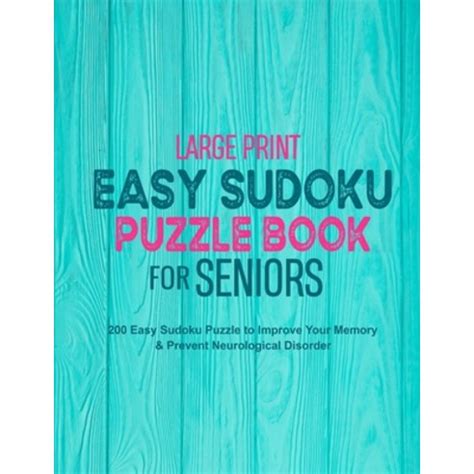 Large Print Easy Sudoku Puzzle Book For Seniors Easy Sudoku Puzzle