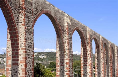 Queretaro Aqueduct stock image. Image of architectural - 5013557