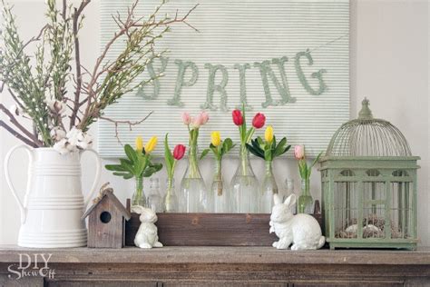 Spring Mantel Decorating Diy Show Off ™ Diy Decorating And Home