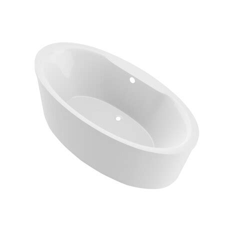 Atlantis Whirlpools Suisse X Oval Freestanding Soaker Bathtub