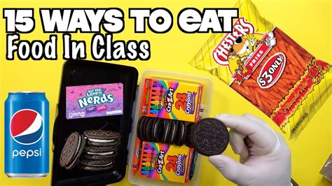 15 Smart Ways To Sneak Food And Candy Into Class Using School Supplies