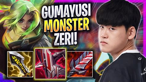 GUMAYUSI IS A MONSTER WITH ZERI T1 Gumayusi Plays Zeri ADC Vs Kai Sa