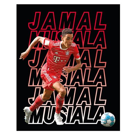 Sticker Mural FC Bayern Musiala 25x30 Cm Wall Art Fr