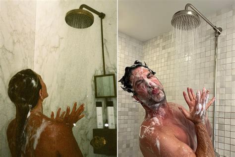 David Schwimmer Recreates Jennifer Aniston S Lolavie Shower Photo