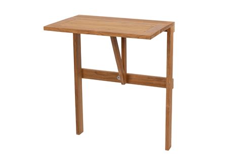 Evi Teak Balcony Table 40 X 60 Cm Balcony Living Cph