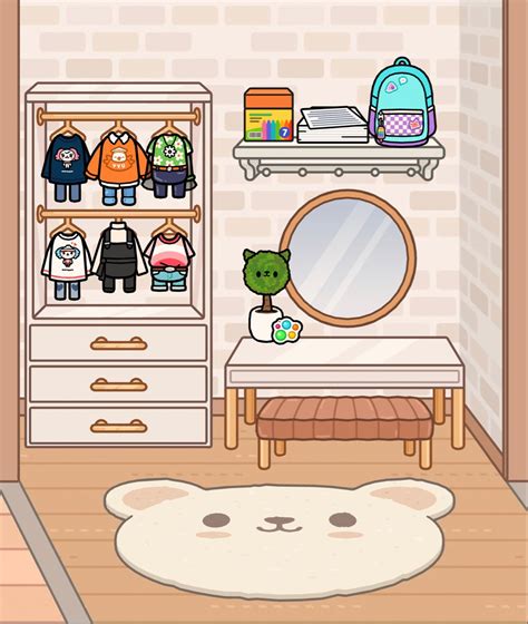 Toca life world vanity closet inspo Jogo de decoração Ideias