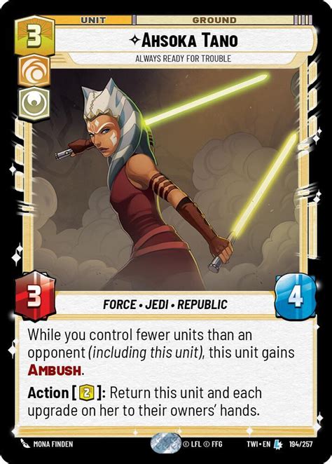 Ahsoka Tano Always Ready For Trouble Twilight Of The Republic