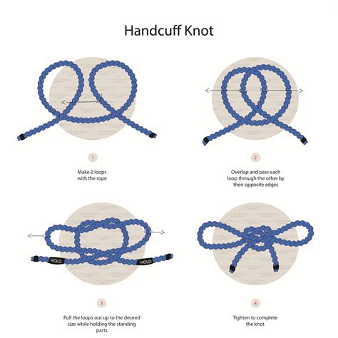 How To Tie The Handcuff Knot The Knots Manual